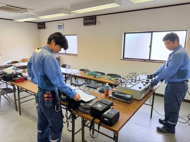 機器校正・絶縁測定を行いましたのイメージ