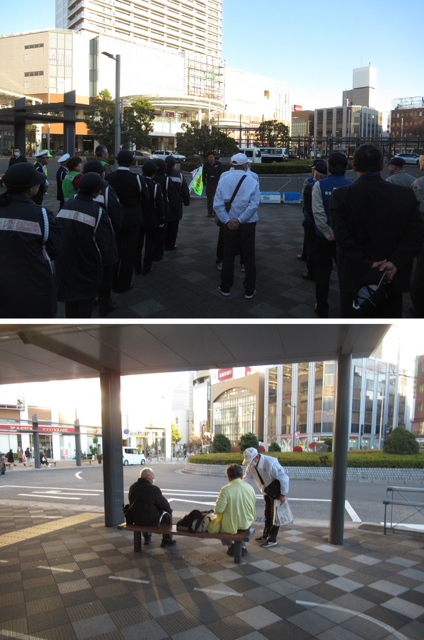 冬の交通事故防止運動のイメージ