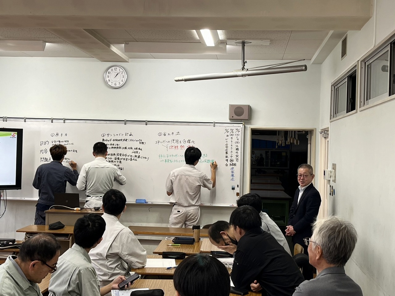 川越高等技術専門校での太陽光発電技術講習の実施についてのイメージ